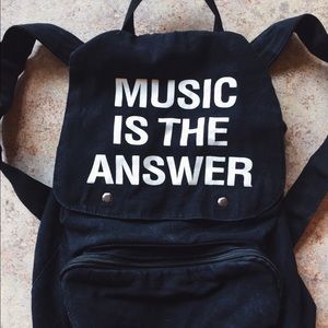Music is the Answer backpack